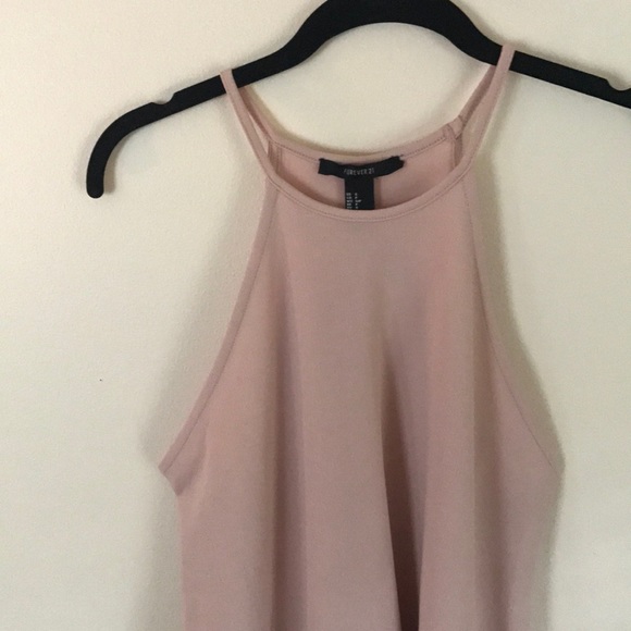 F21 Light Pink High Neck dress - Picture 1 of 4